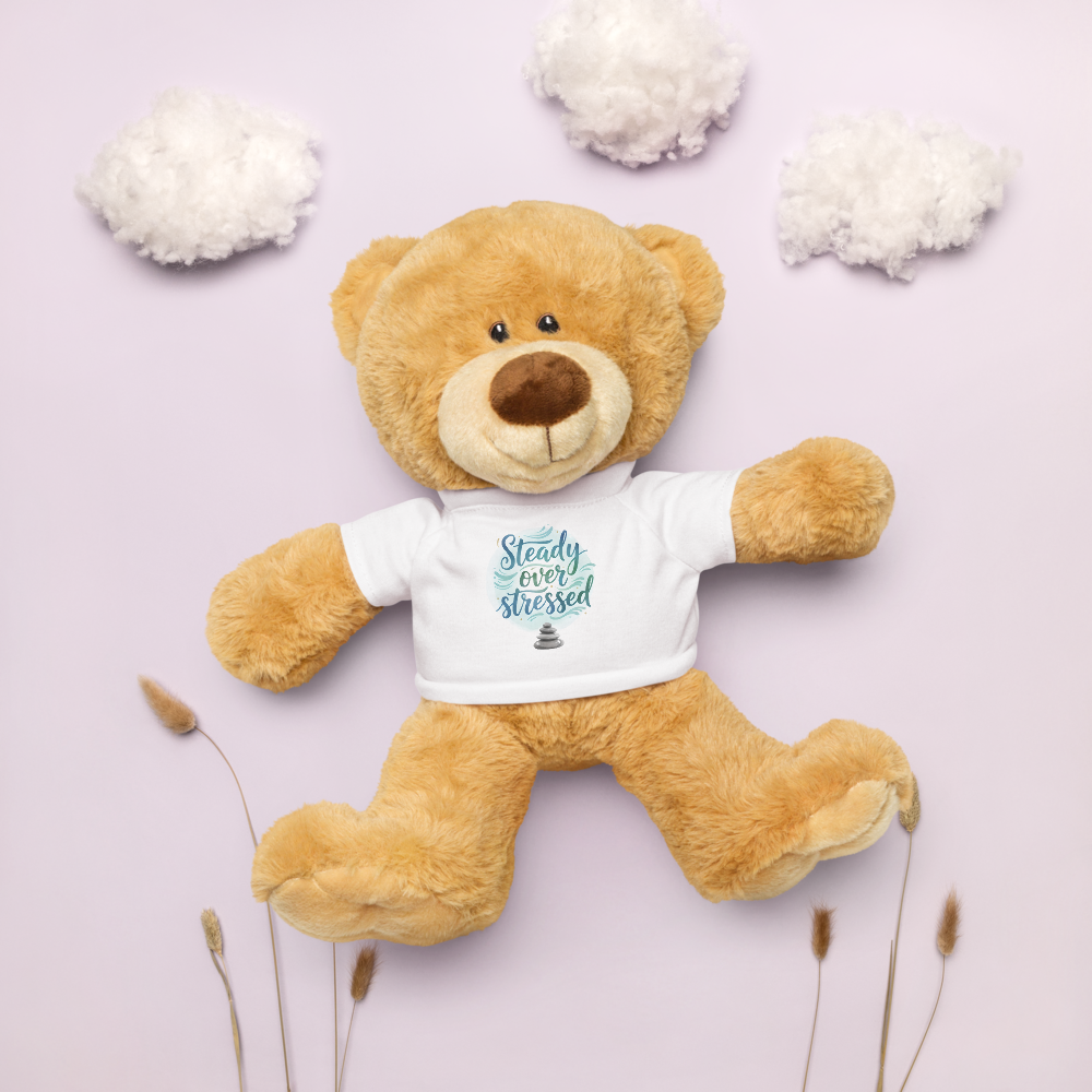 Steady Over Stressed Comfort Teddy Bear – Anxiety-Soothing Plush Gift
